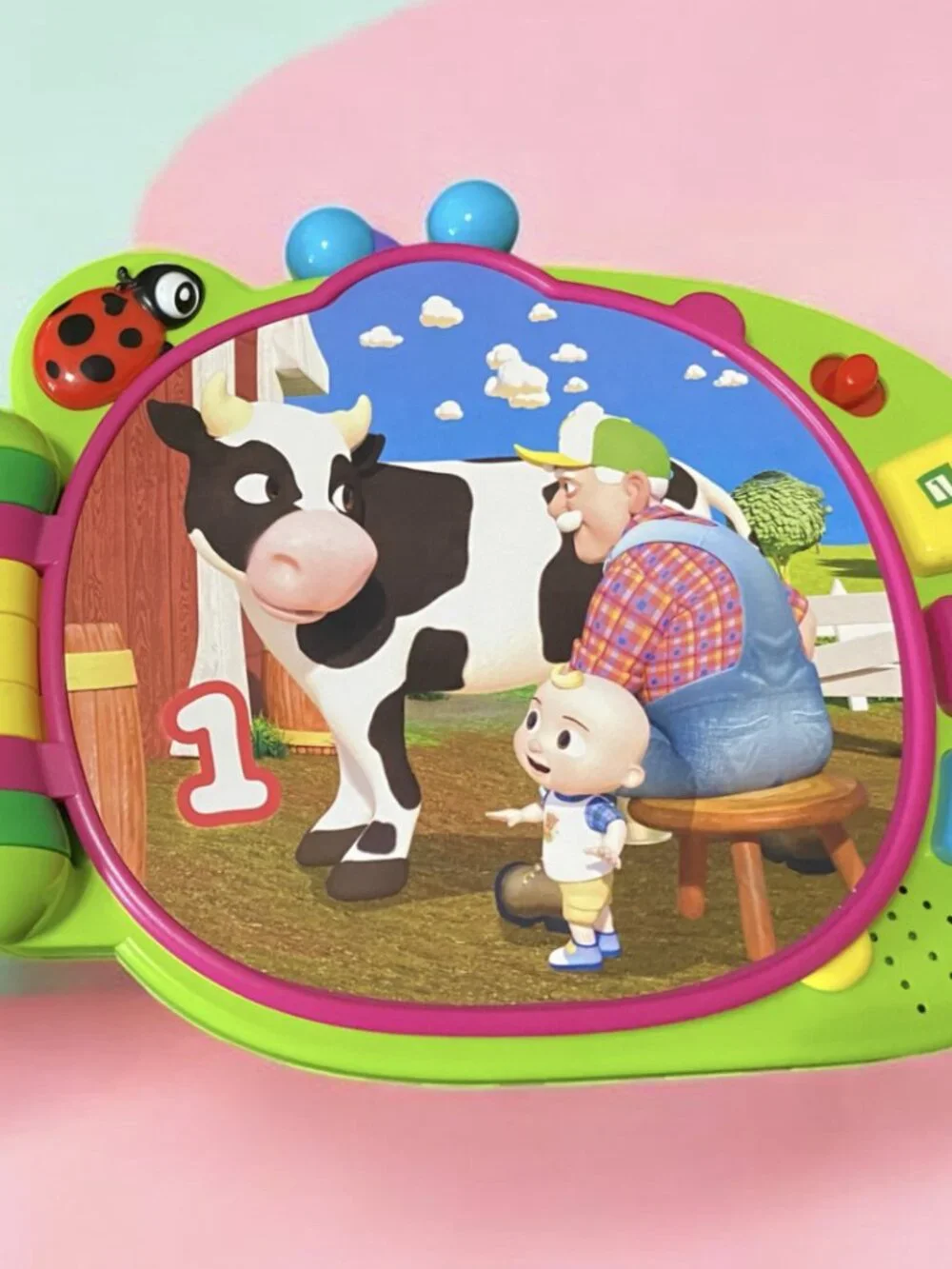 CoComelon Learning Book Interactive Toy, Old McDonald Farm
